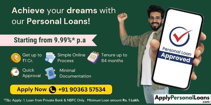 Low Interest Personal Loan Offer in Tiruchirappalli, Belagavi & Guntur — ApplyPersonalLoans.com
