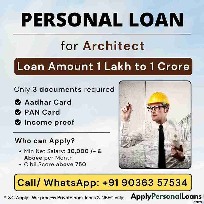 Architects & Structural Designers personal loan options available for salaried residents in Wayanad