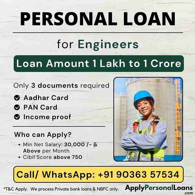 Engineers & Technocrats personal loan options available for salaried residents in Kannur