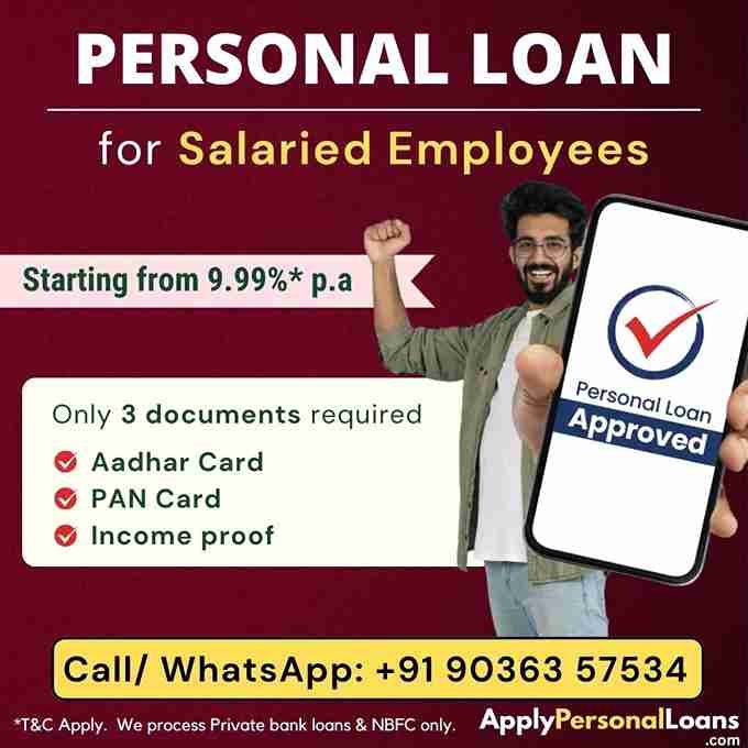 Personal Loan Options for Salaried Professionals personal loan options available for salaried residents in Udupi