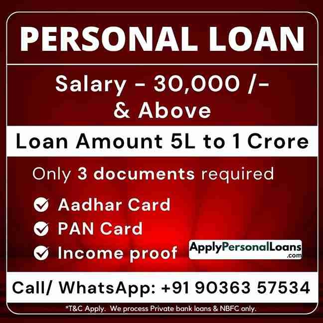 Personal Loan Options for Salaried Professionals personal loan options available for salaried residents in Kasaragod