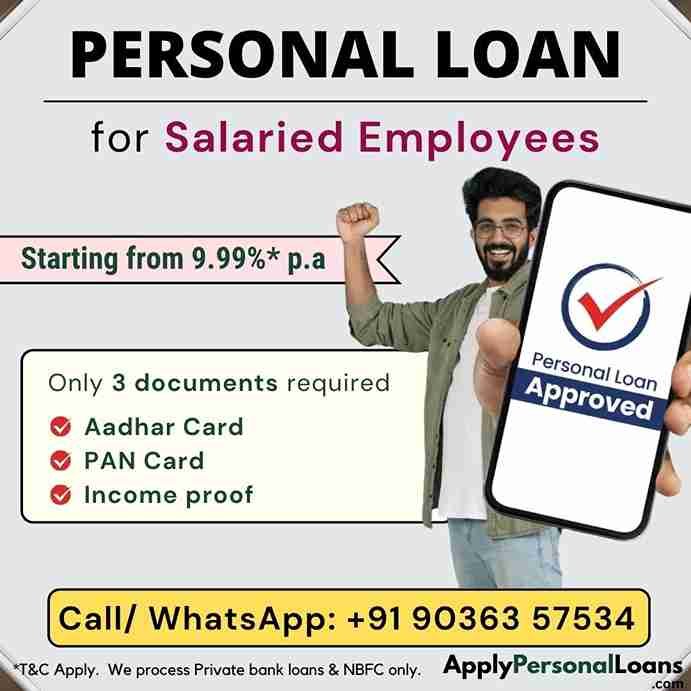 Personal Loan Options for Salaried Professionals personal loan options available for salaried residents in Kolar