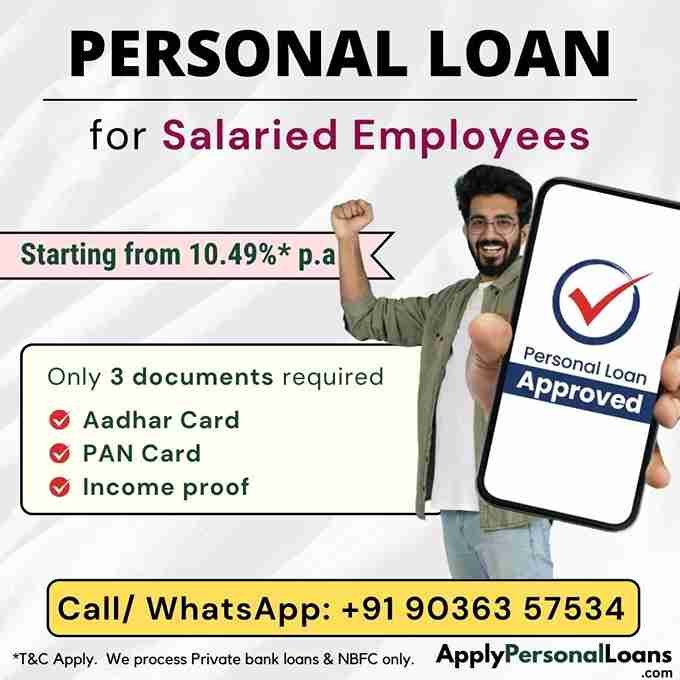 Personal Loan Options for Salaried Professionals personal loan options available for salaried residents in Kochi