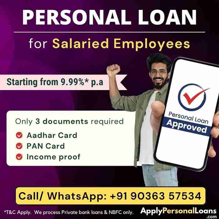 Personal Loan Options for Salaried Professionals personal loan options available for salaried residents in Mysuru